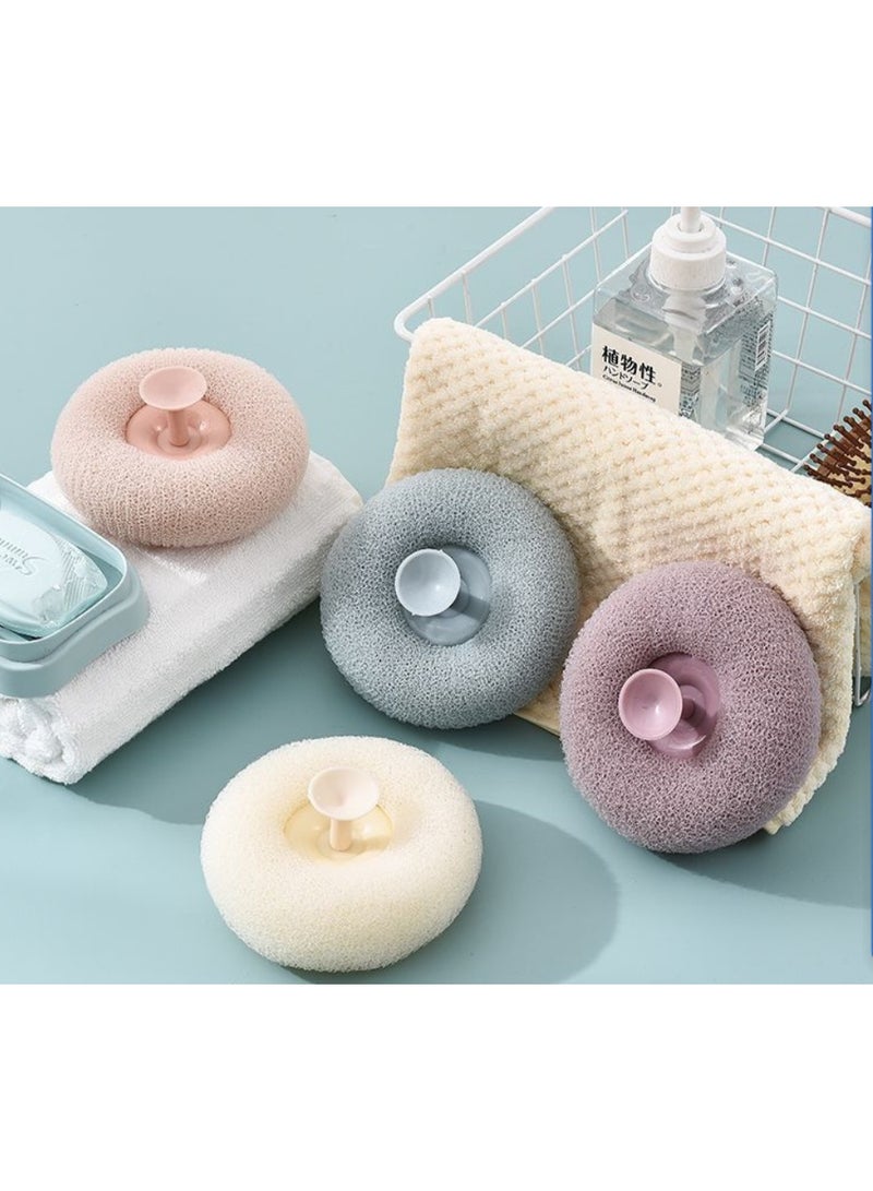 زهور الاستحمام، كعك الدونات، كرات الاستحمام، كؤوس الشفط، رمضان، الأعياد، التنظيف، قوية وغير انزلاقية، امتصاص قوي للماء، تصميم متطورة متشابك حلزوني مطرز بالنقاط، رغوة في 3 ثوانٍ، تنظيف عميق، تدليك لطيف، تجربة استحمام على مستوى سبا - Image 4